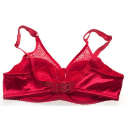 CrossGearX Soutien-Gorge Spécial Prothèse Mammaire BRACE Rouge